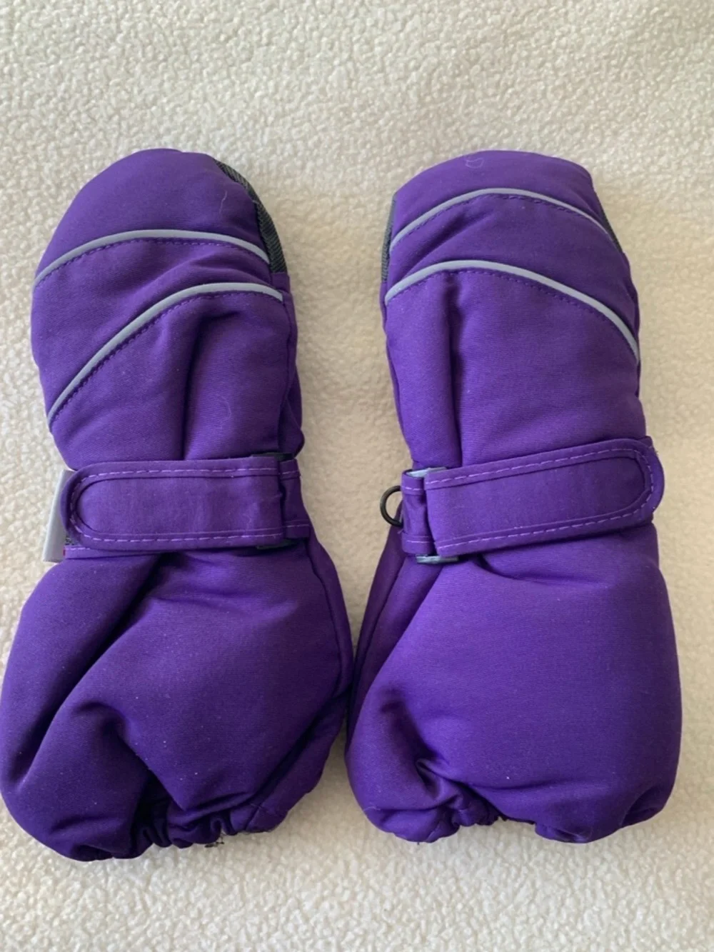 Purple Kids Winter Mittens